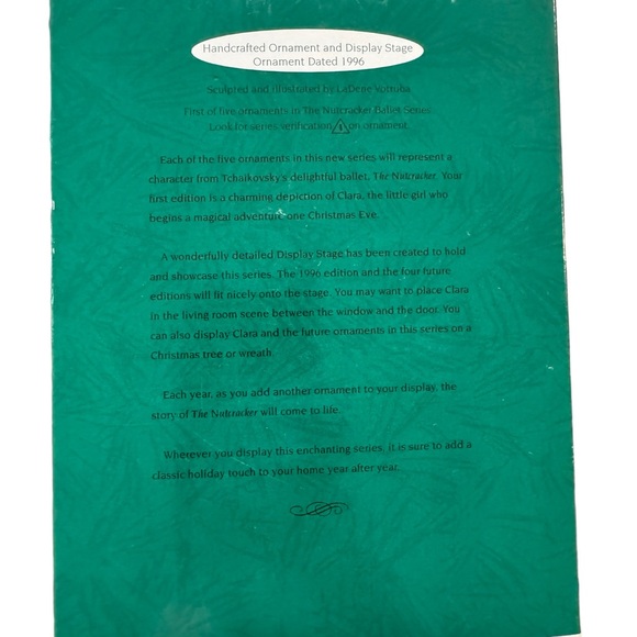 Hallmark The Nutcracker Ballet Display Stage Clara Mini Ornament 1996 NIB VTG - Picture 4 of 6